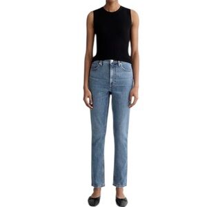 EVERLANE The ’90s Cheeky Straight Jeans High Rise Vintage Straight Leg Denim